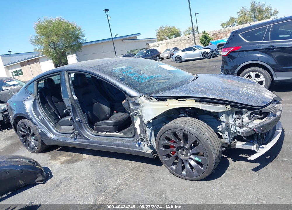 2022 TESLA MODEL 3 PERFORMANCE DUAL MOTOR ALL-WHEEL DRIVE VIN: 5YJ3E1EC5NF138312