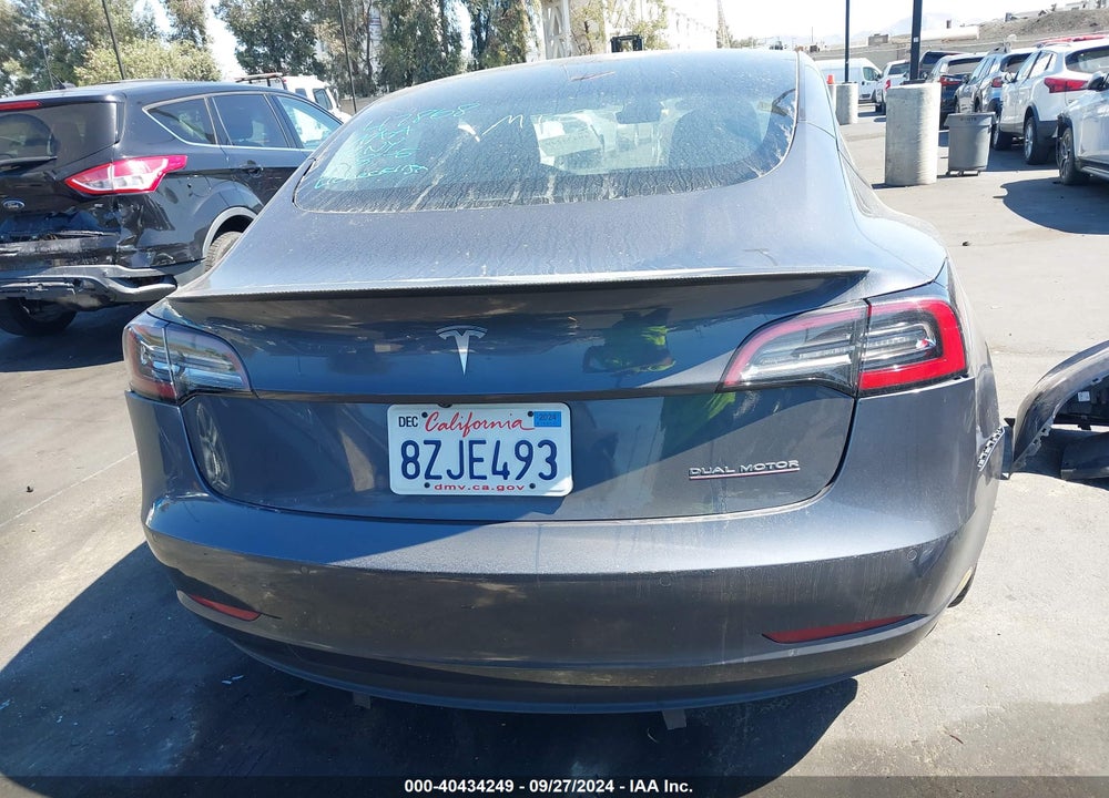 2022 TESLA MODEL 3 PERFORMANCE DUAL MOTOR ALL-WHEEL DRIVE VIN: 5YJ3E1EC5NF138312