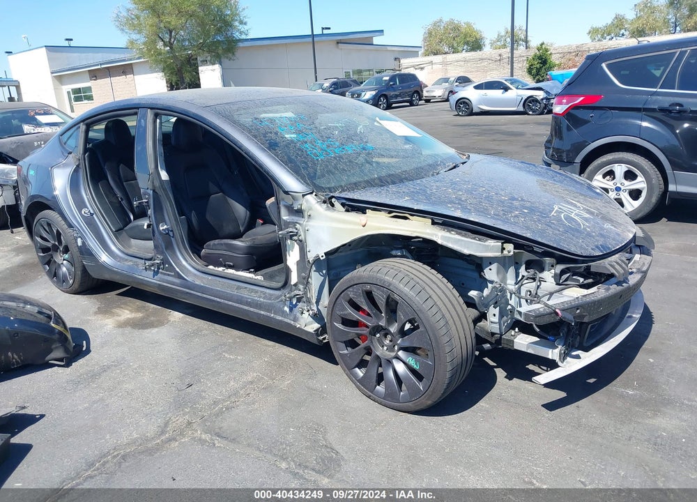 2022 TESLA MODEL 3 PERFORMANCE DUAL MOTOR ALL-WHEEL DRIVE VIN: 5YJ3E1EC5NF138312