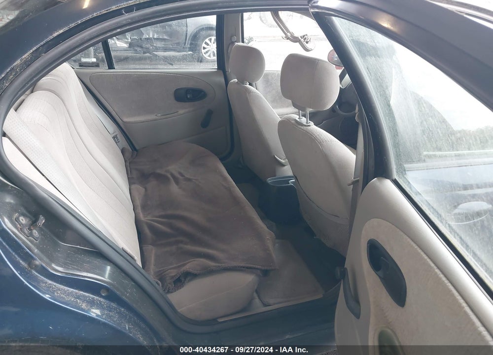 1999 SATURN SL2 VIN: 1G8ZK5275XZ364150