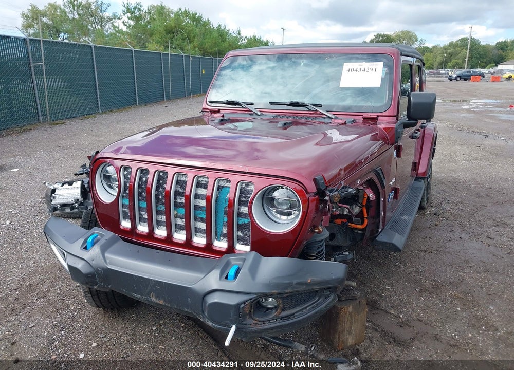 2022 JEEP WRANGLER 4XE UNLIMITED SAHARA 4X4 VIN: 1C4JJXP65NW128954