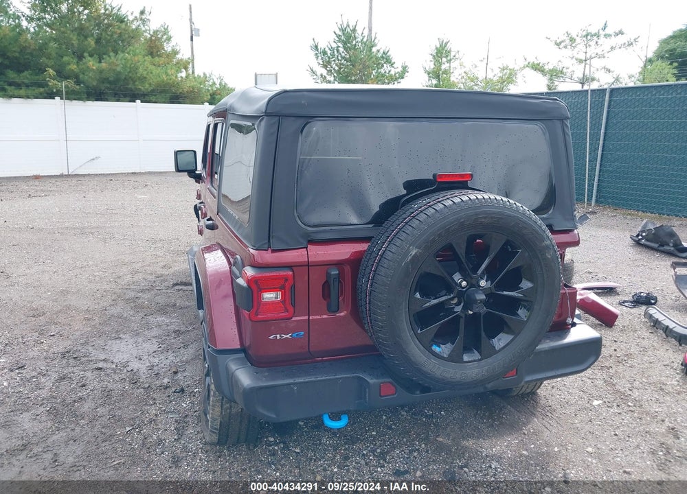 2022 JEEP WRANGLER 4XE UNLIMITED SAHARA 4X4 VIN: 1C4JJXP65NW128954