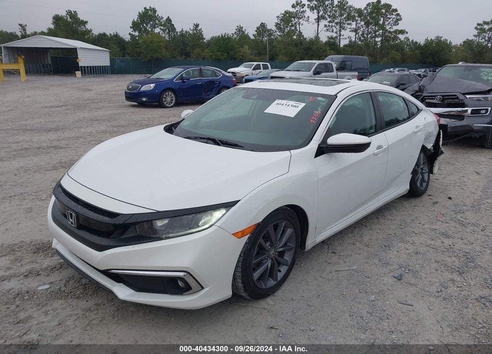 2019 HONDA CIVIC EX VIN: 19XFC1F38KE002355