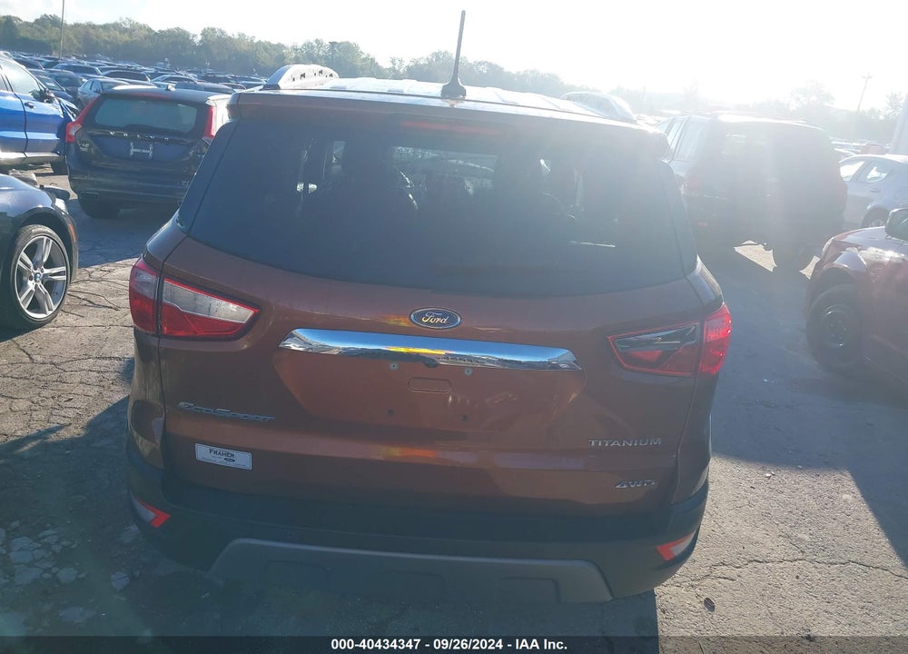 2018 FORD ECOSPORT TITANIUM VIN: MAJ6P1WL6JC216633