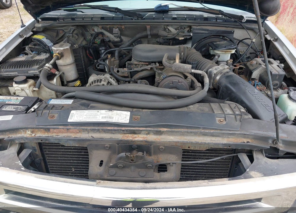 1997 CHEVROLET S-10 FLEETSIDE VIN: 1GCCS14X0V8184689