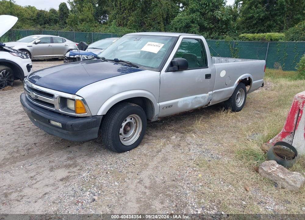 1997 CHEVROLET S-10 FLEETSIDE VIN: 1GCCS14X0V8184689