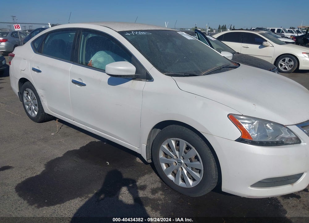 2013 NISSAN SENTRA S VIN: 3N1AB7AP3DL797830
