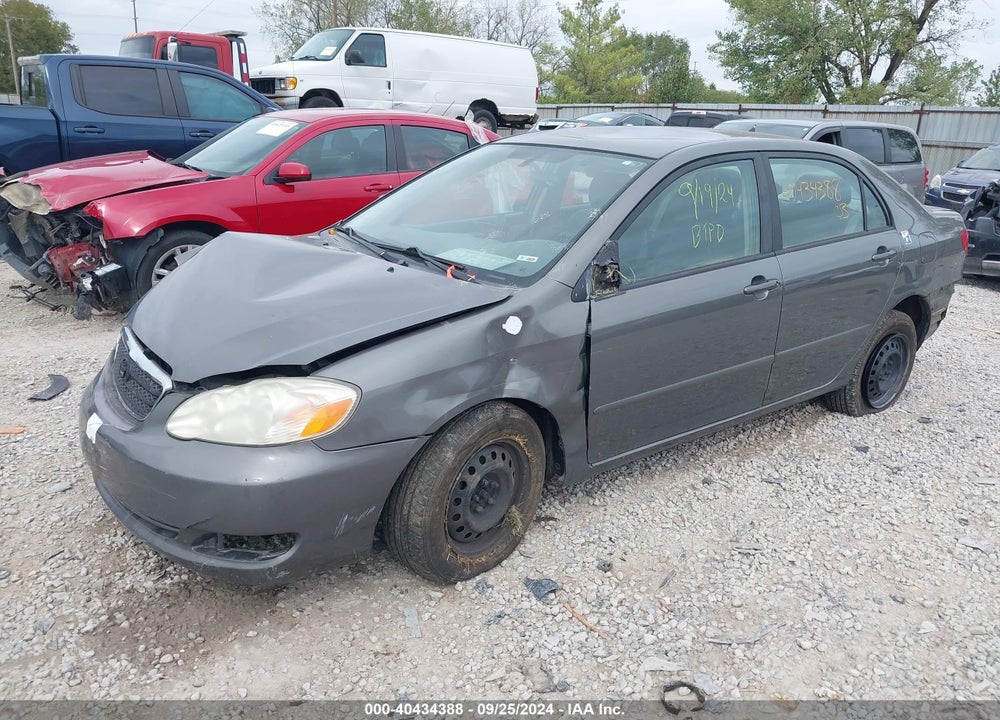 2008 TOYOTA COROLLA LE VIN: 2T1BR32E98C934250