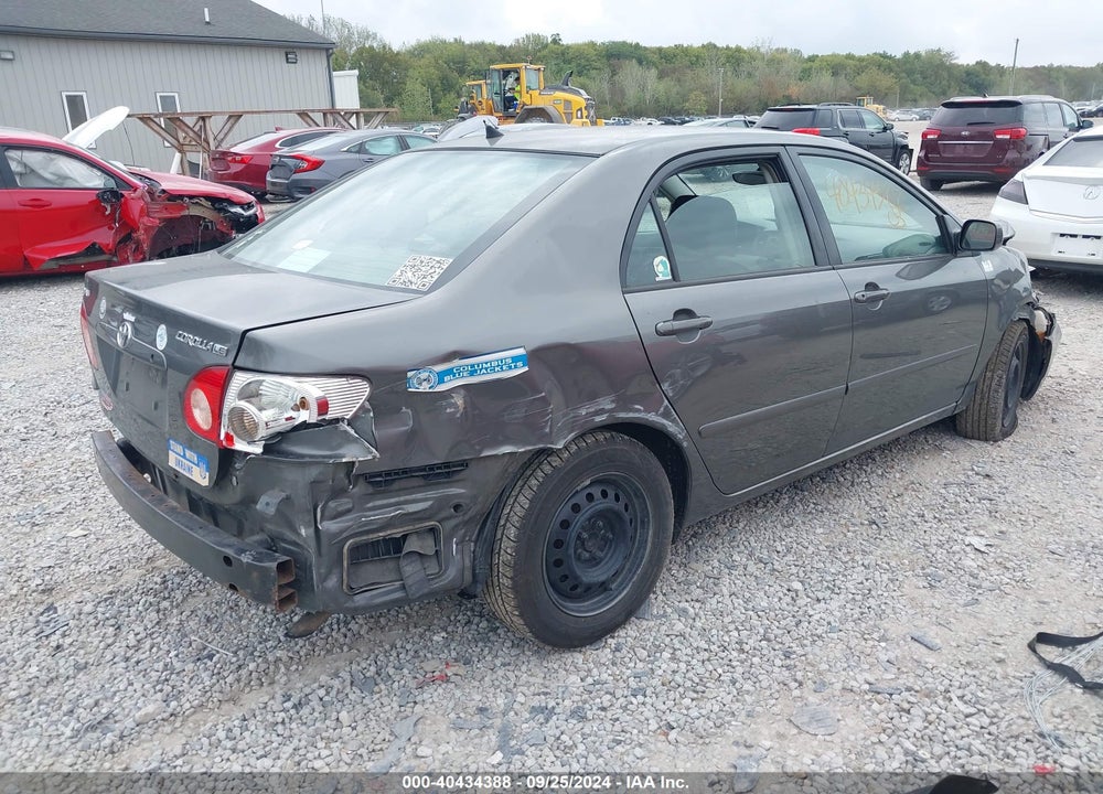 2008 TOYOTA COROLLA LE VIN: 2T1BR32E98C934250