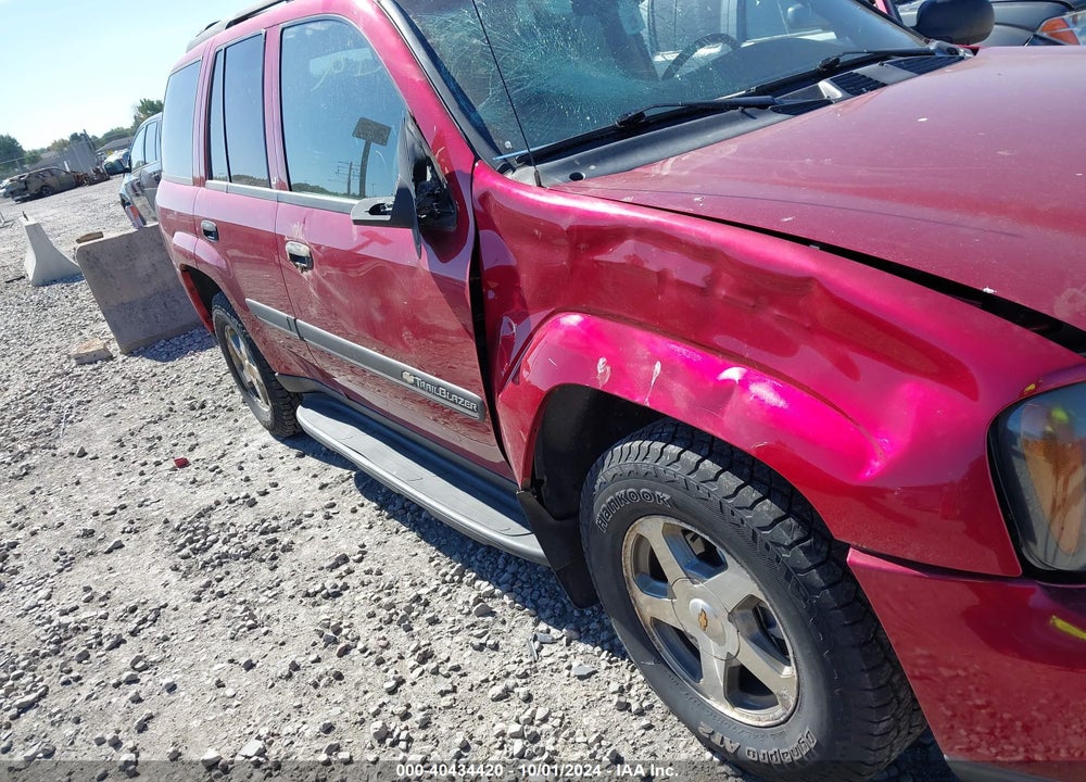 2002 CHEVROLET TRAILBLAZER LT VIN: 1GNDT13S522367843