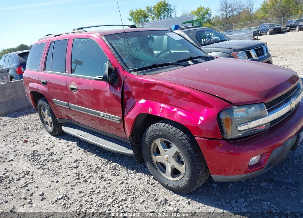 2002 CHEVROLET TRAILBLAZER LT VIN: 1GNDT13S522367843