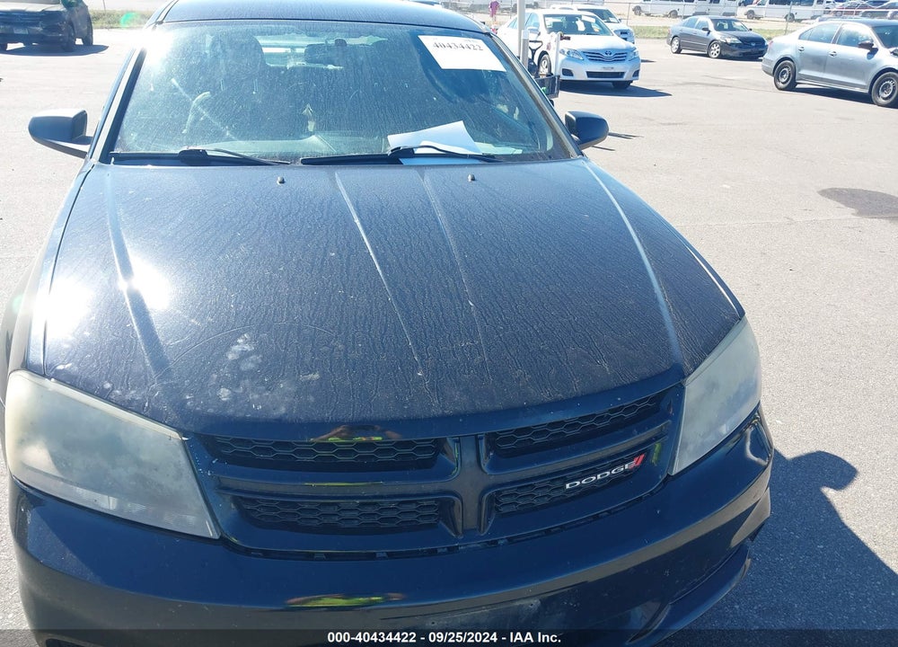 2013 DODGE AVENGER SE V6 VIN: 1C3CDZAG1DN753874