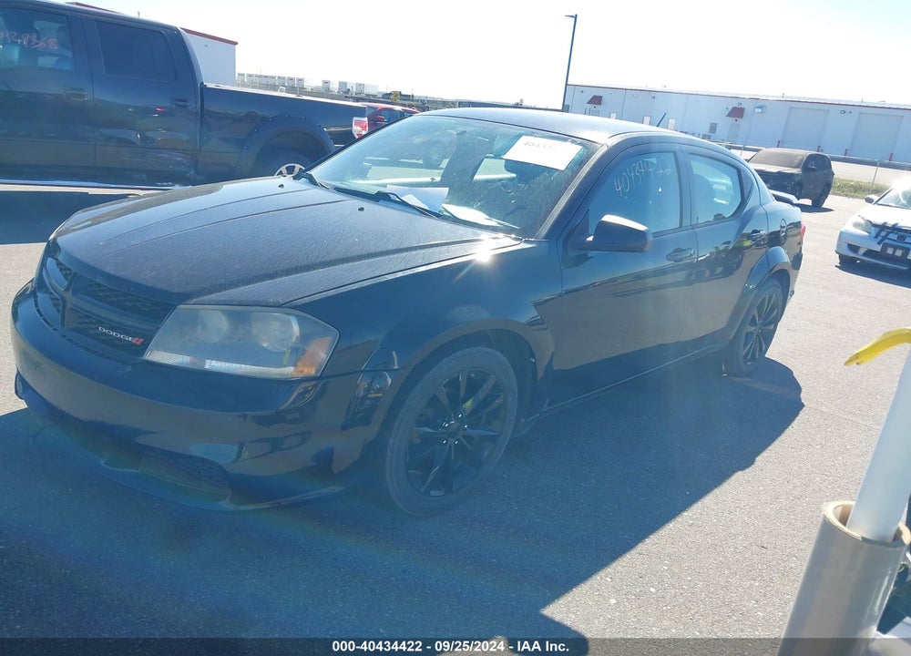 2013 DODGE AVENGER SE V6 VIN: 1C3CDZAG1DN753874