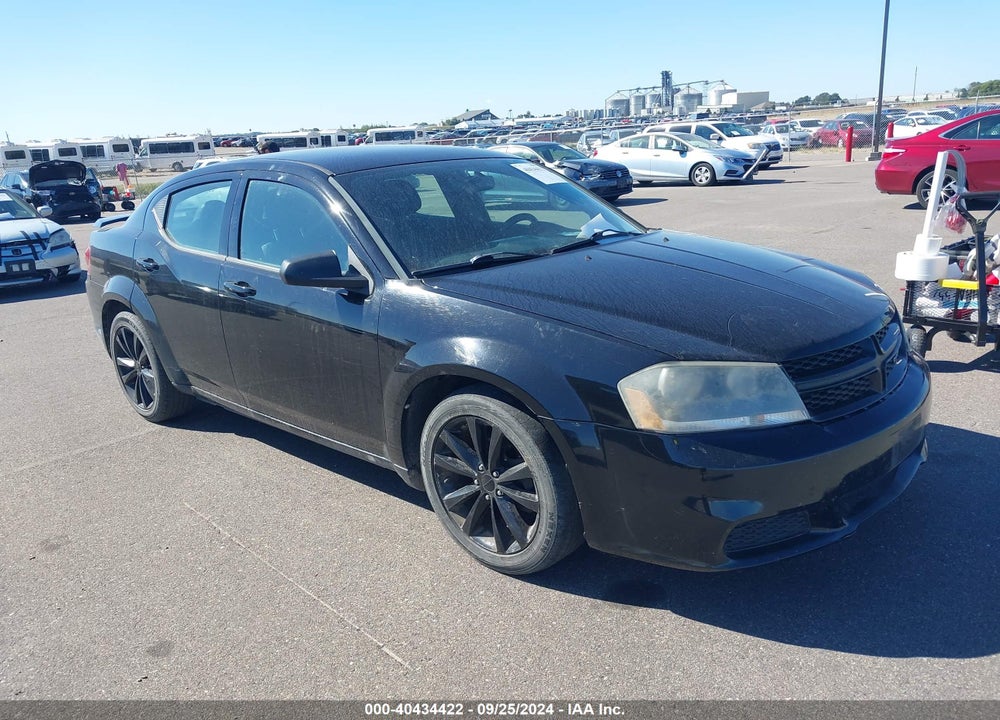 2013 DODGE AVENGER SE V6 VIN: 1C3CDZAG1DN753874