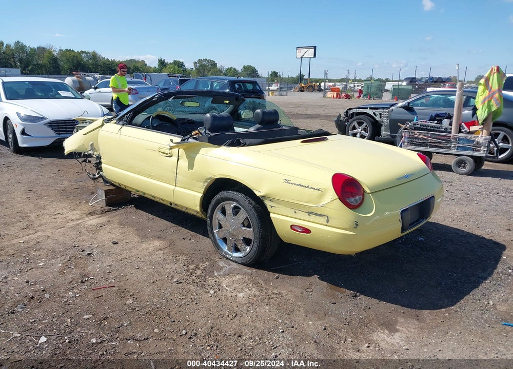 2002 FORD THUNDERBIRD VIN: 1FAHP60A52Y107405
