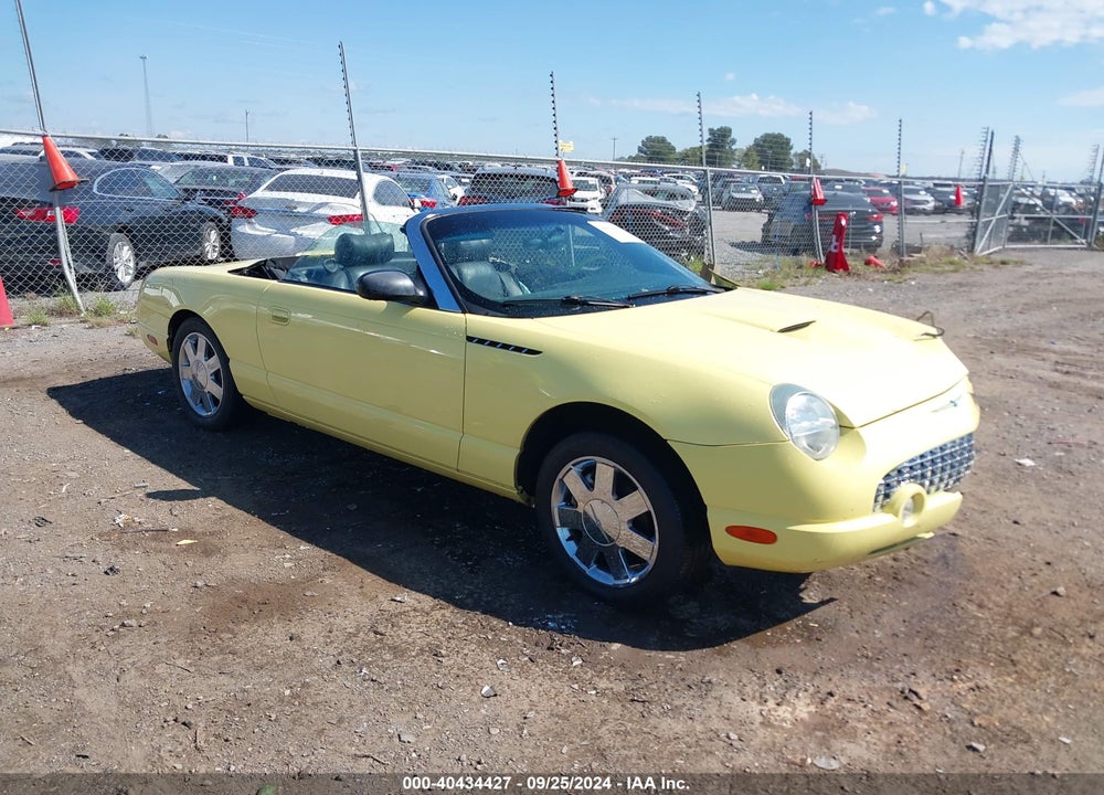 2002 FORD THUNDERBIRD VIN: 1FAHP60A52Y107405