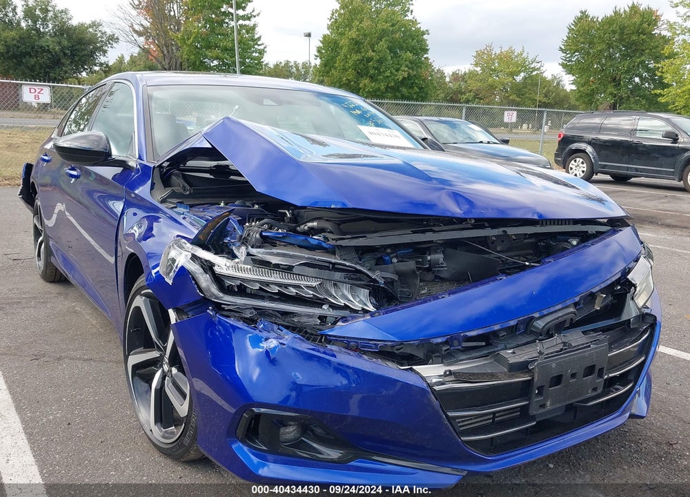 2022 HONDA ACCORD SPORT 2.0T VIN: 1HGCV2F37NA005663