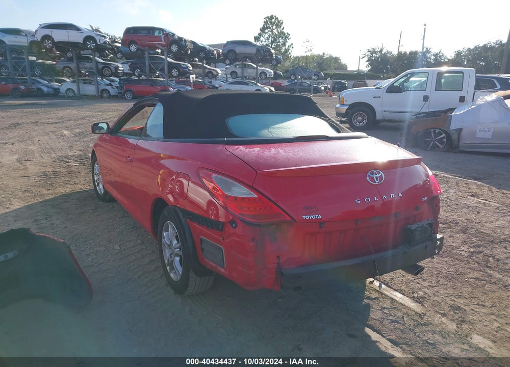 2008 TOYOTA CAMRY SOLARA SE VIN: 4T1FA38P78U146048