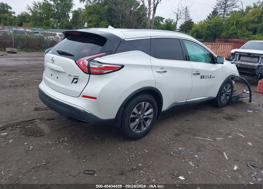 2016 NISSAN MURANO SL VIN: 5N1AZ2MH1GN130822