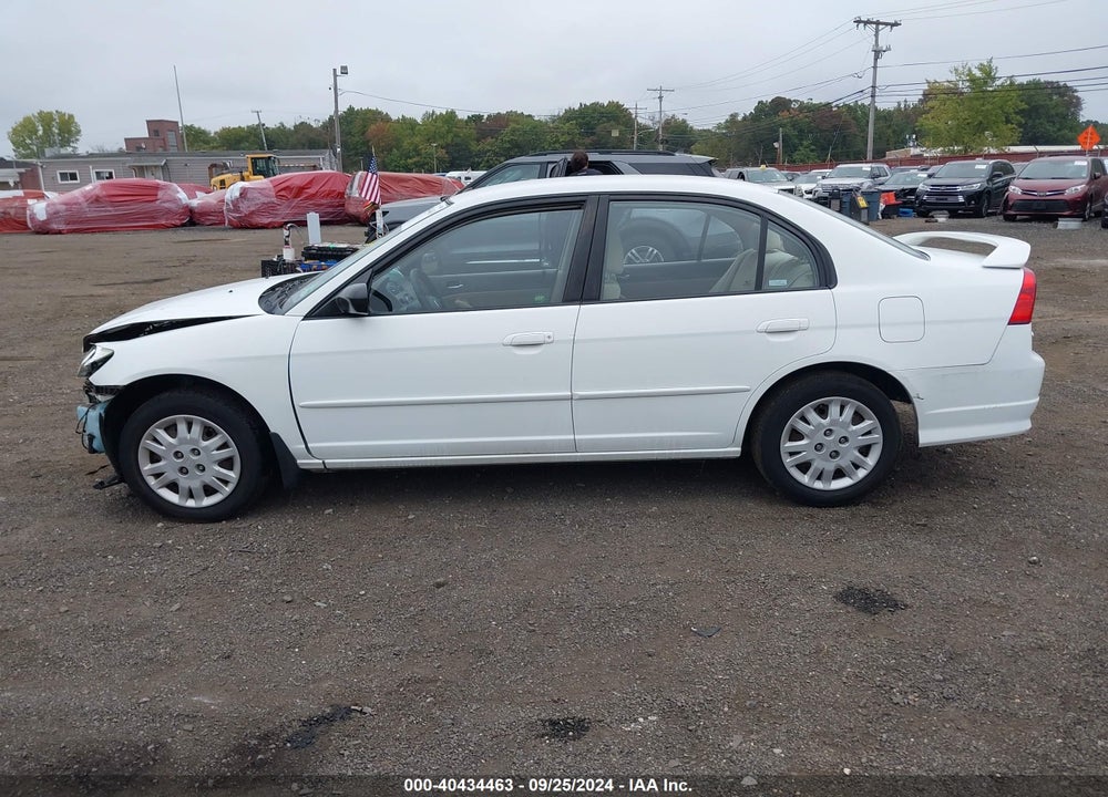 2005 HONDA CIVIC LX VIN: 2HGES16535H610942