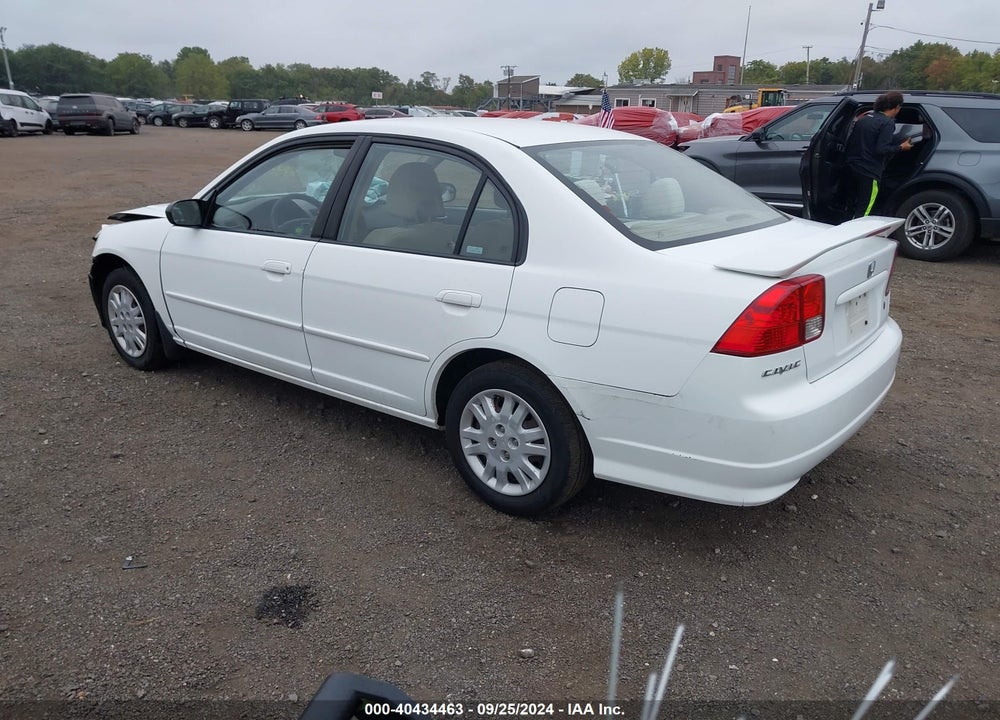 2005 HONDA CIVIC LX VIN: 2HGES16535H610942