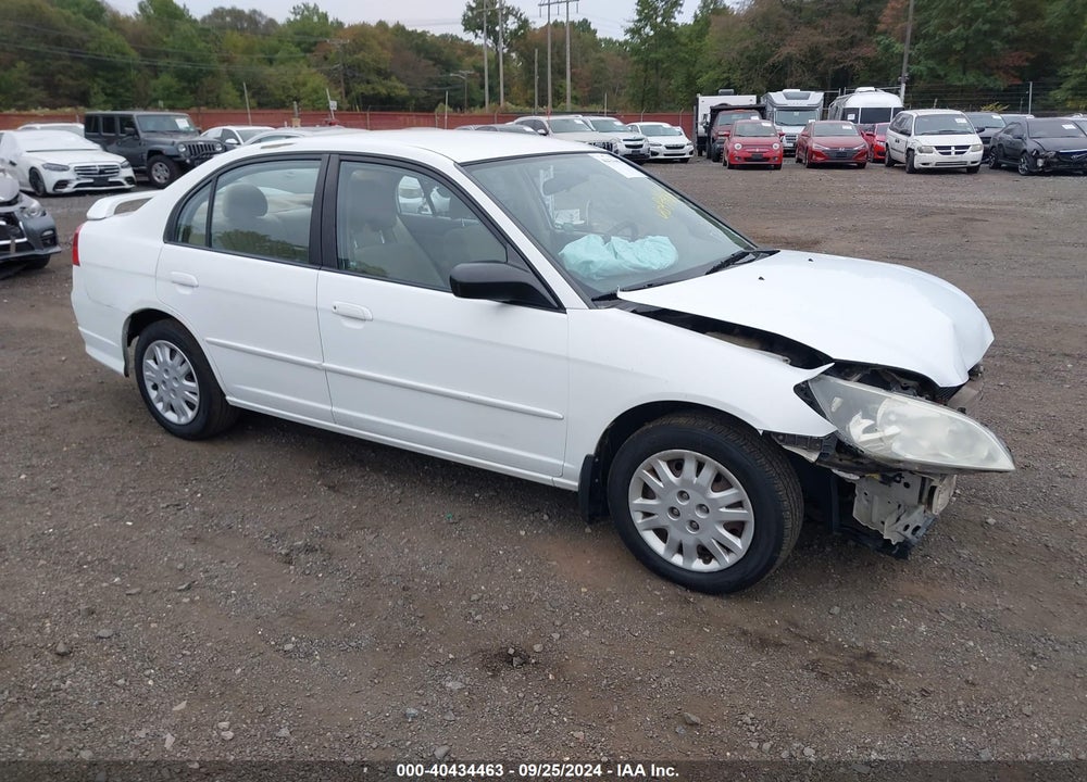 2005 HONDA CIVIC LX VIN: 2HGES16535H610942