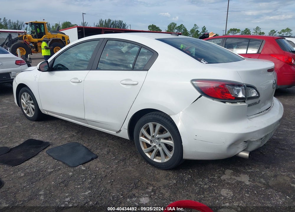 2012 MAZDA 3 I GRAND TOURING VIN: JM1BL1W80C1580108