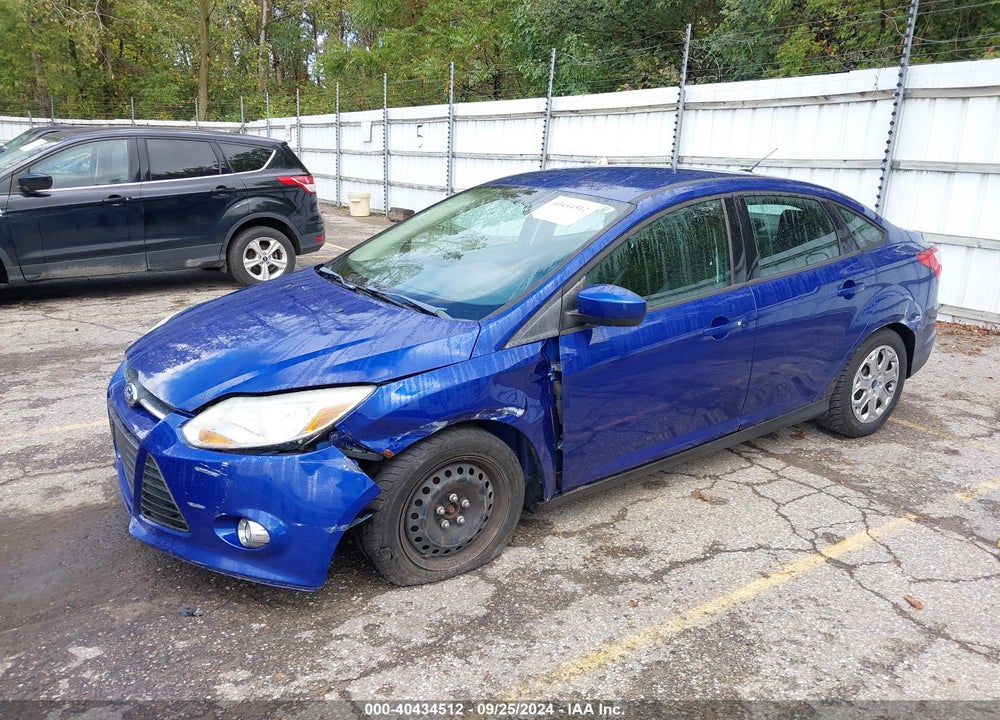 2012 FORD FOCUS SE VIN: 1FAHP3F27CL349402