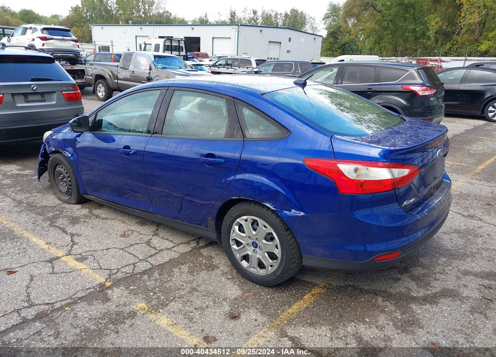 2012 FORD FOCUS SE VIN: 1FAHP3F27CL349402