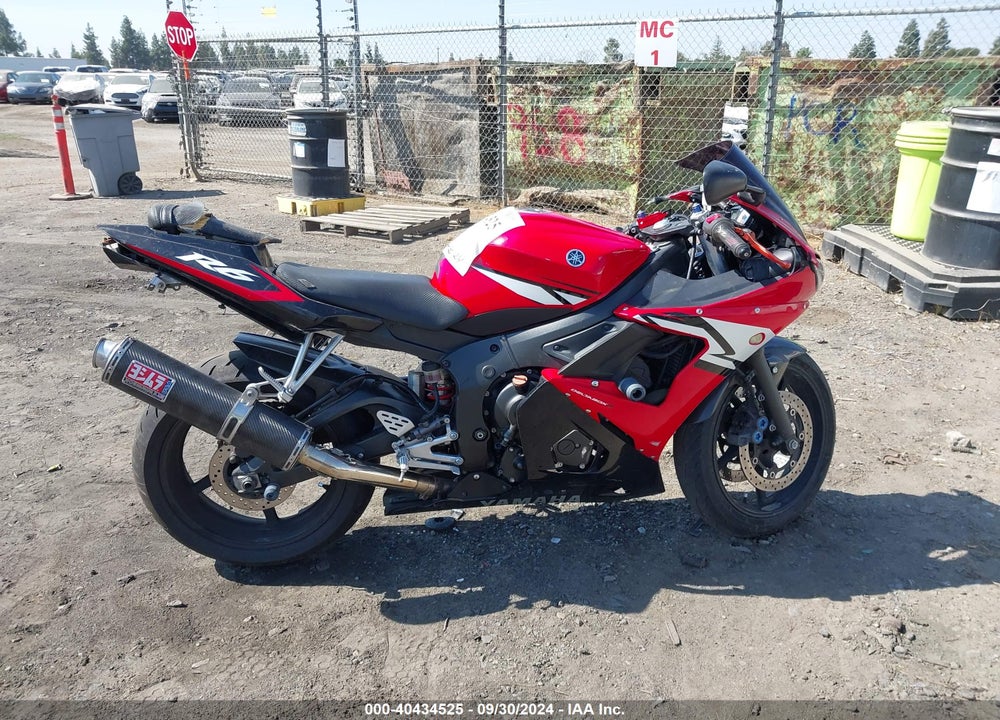 2004 YAMAHA YZFR6 L VIN: JYARJ06Y24A003107