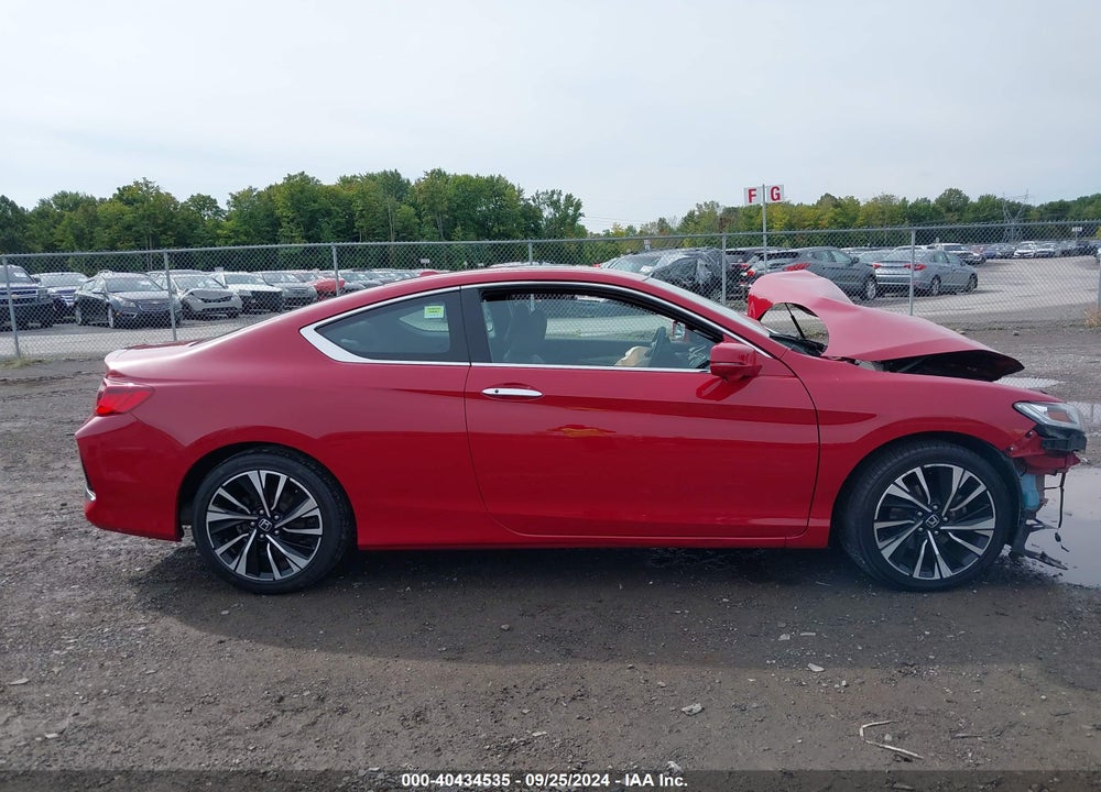 2017 HONDA ACCORD EX-L V6 VIN: 1HGCT2B88HA007367