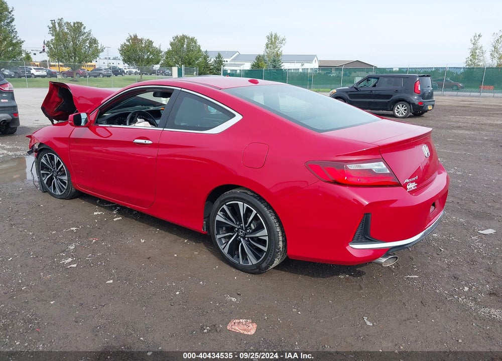 2017 HONDA ACCORD EX-L V6 VIN: 1HGCT2B88HA007367