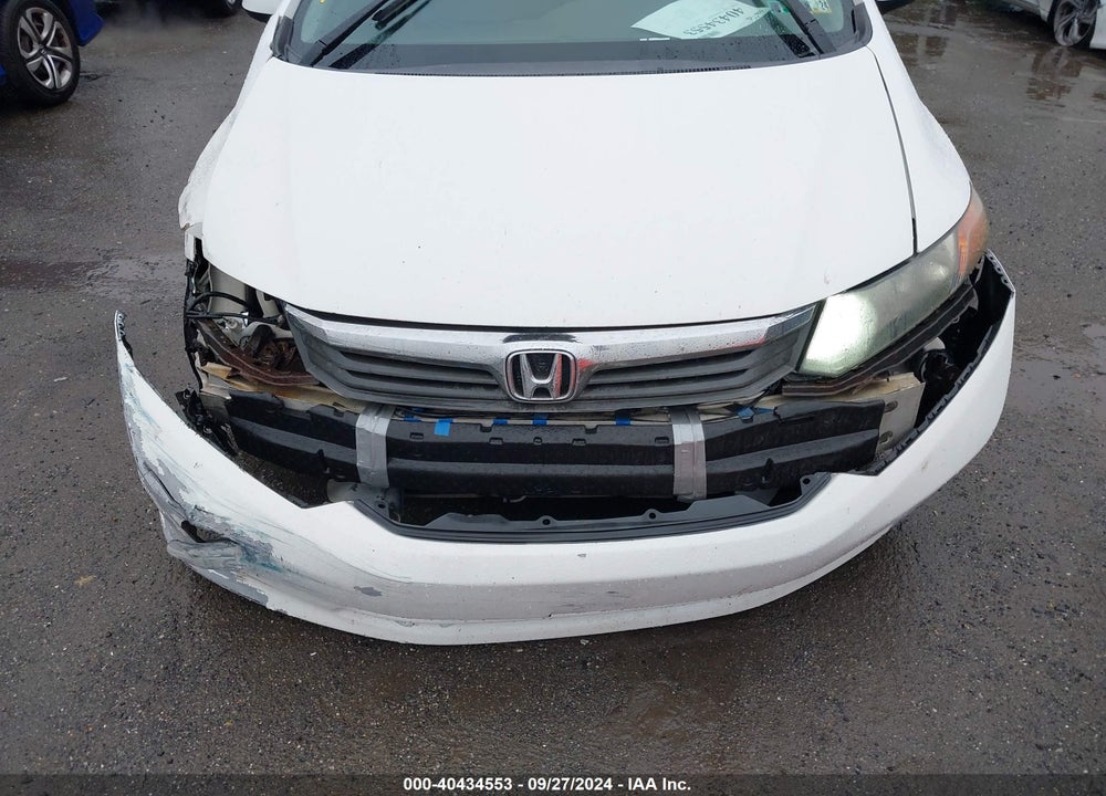 2012 HONDA CIVIC HF VIN: 2HGFB2F61CH322854