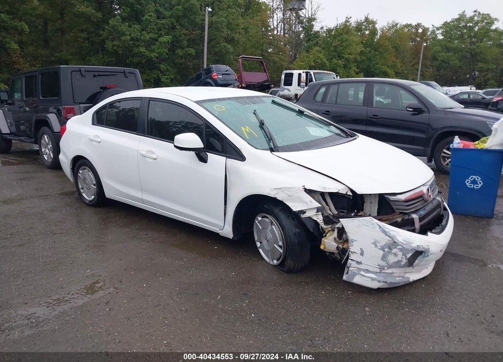 2012 HONDA CIVIC HF VIN: 2HGFB2F61CH322854