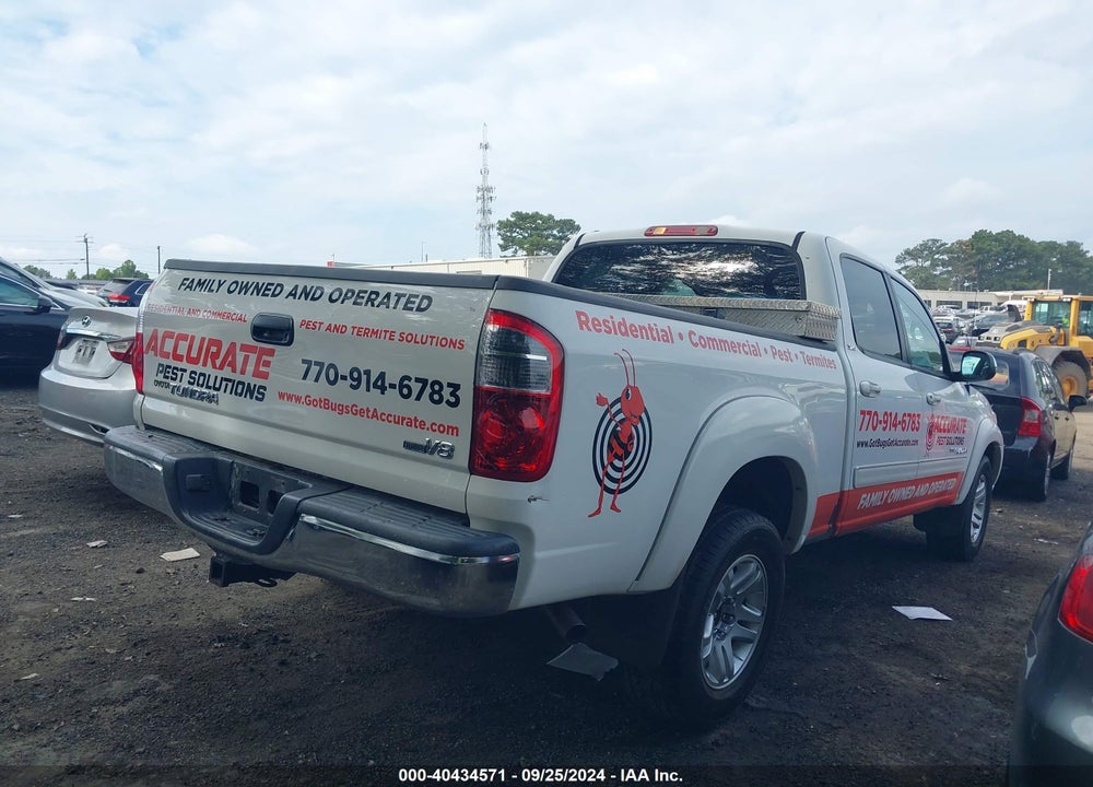 2006 TOYOTA TUNDRA SR5 V8 VIN: 5TBET341X6S498336