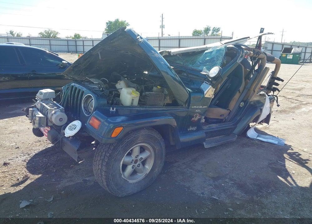 1999 JEEP WRANGLER SAHARA VIN: 1J4FY49S2XP473831