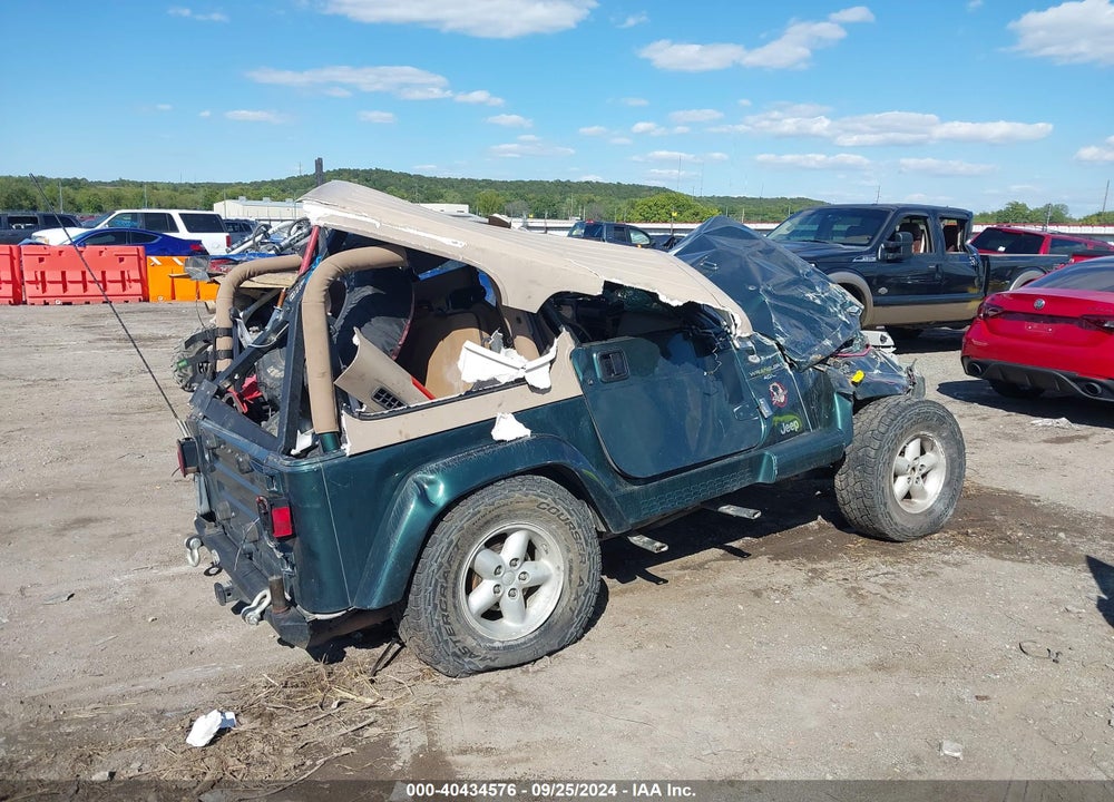 1999 JEEP WRANGLER SAHARA VIN: 1J4FY49S2XP473831