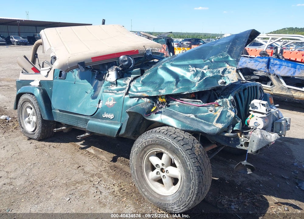 1999 JEEP WRANGLER SAHARA VIN: 1J4FY49S2XP473831