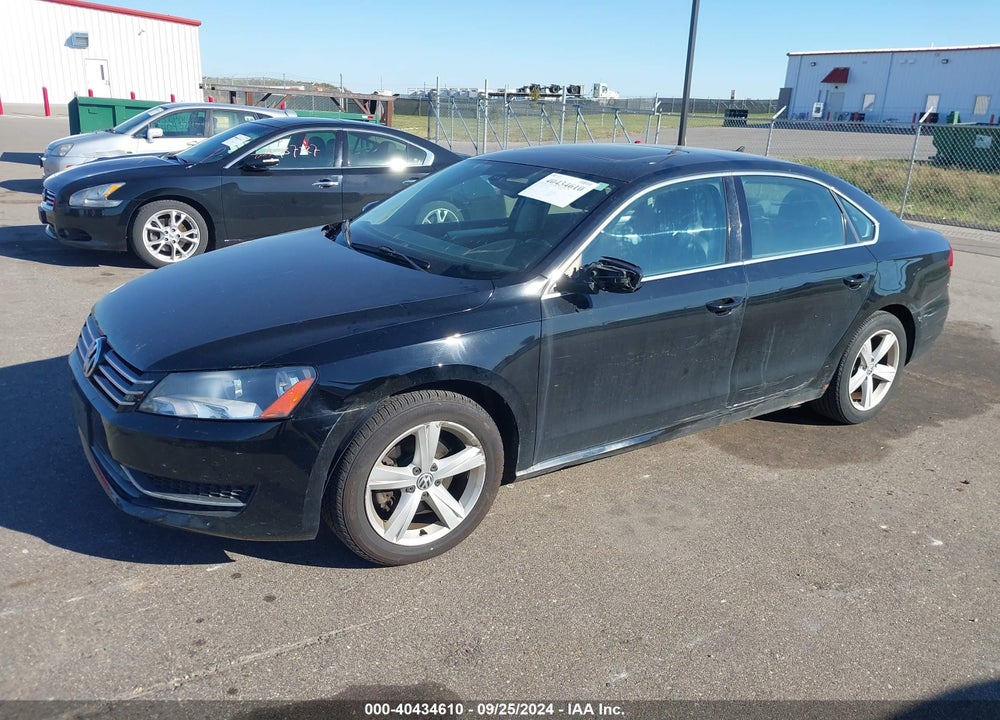 2012 VOLKSWAGEN PASSAT 2.5L SE VIN: 1VWBP7A35CC095824