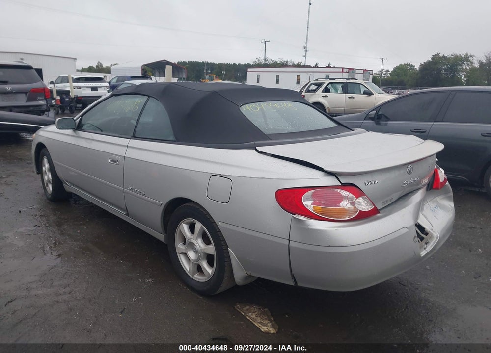 2003 TOYOTA CAMRY SOLARA SLE V6 VIN: 2T1FF28P43C885626