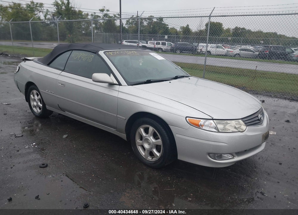 2003 TOYOTA CAMRY SOLARA SLE V6 VIN: 2T1FF28P43C885626
