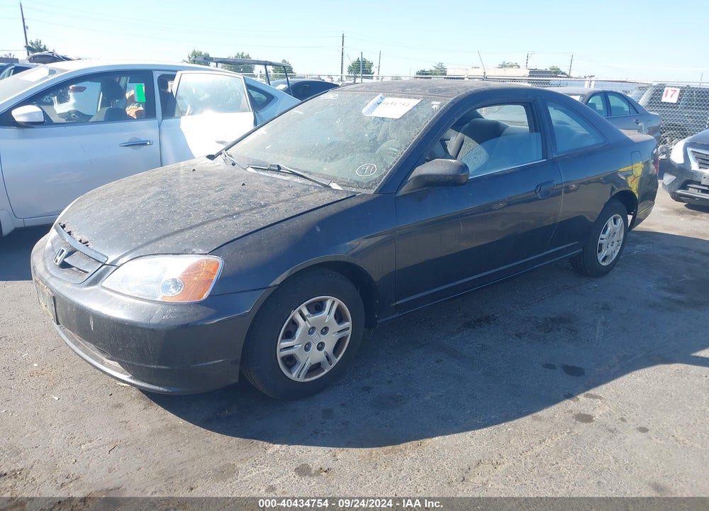2001 HONDA CIVIC LX VIN: 1HGEM22541L046317