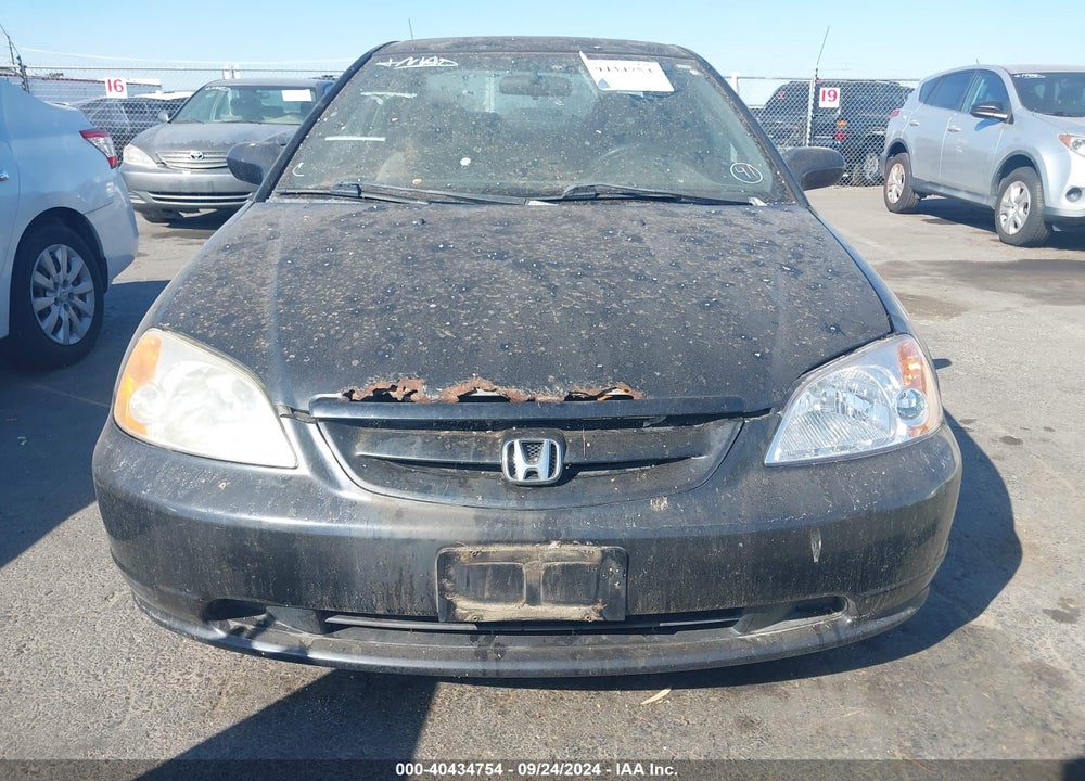 2001 HONDA CIVIC LX VIN: 1HGEM22541L046317