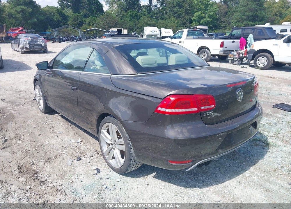 2012 VOLKSWAGEN EOS EXECUTIVE VIN: WVWFW7AH5CV003800