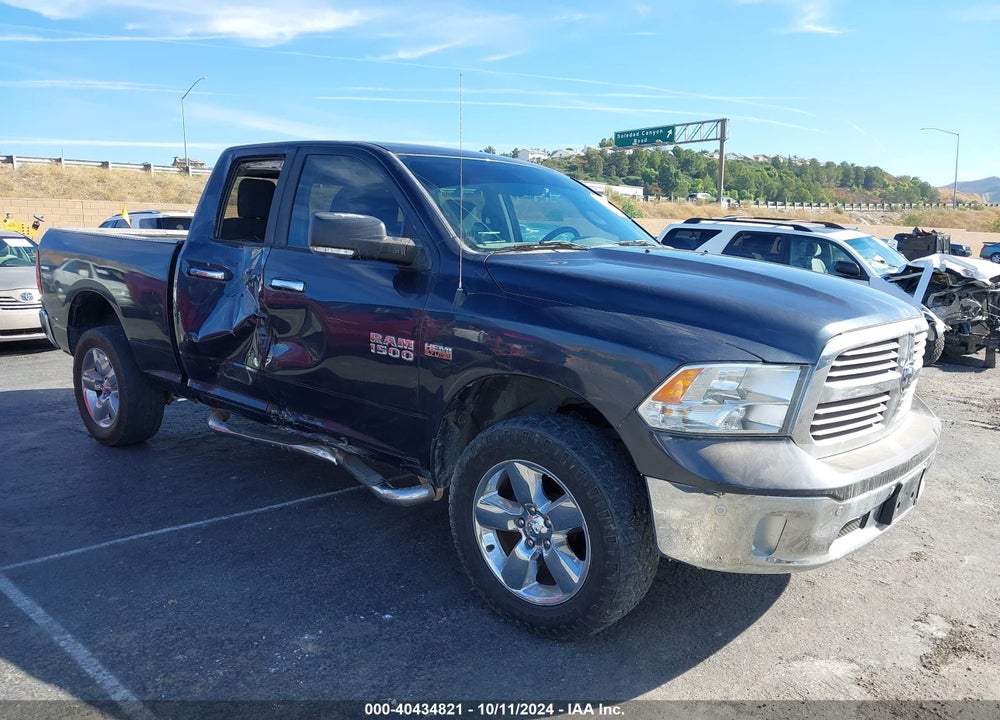 2017 RAM 1500 BIG HORN QUAD CAB 4X2 6'4 BOX VIN: 1C6RR6GT9HS651280