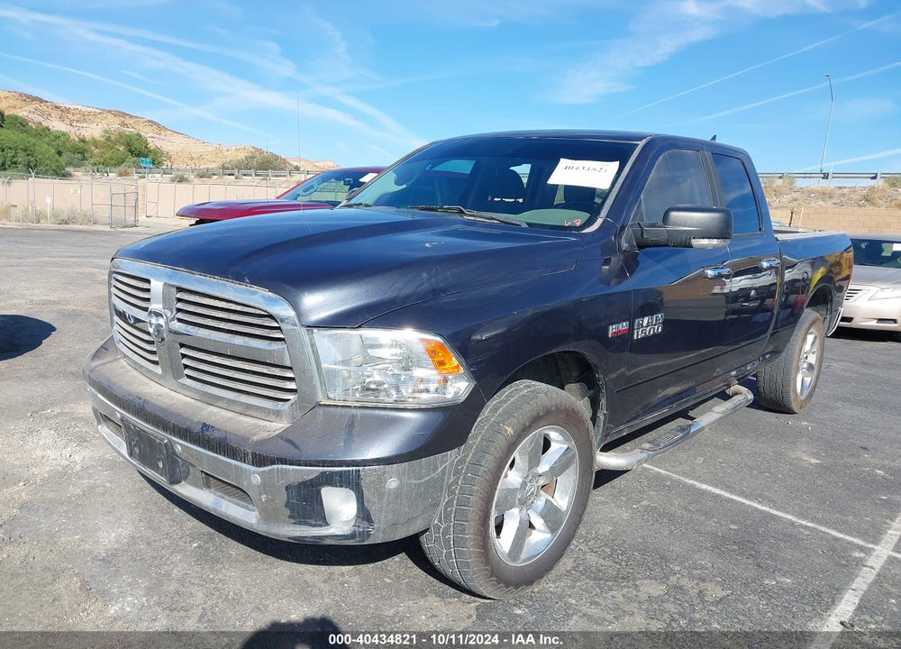 2017 RAM 1500 BIG HORN QUAD CAB 4X2 6'4 BOX VIN: 1C6RR6GT9HS651280