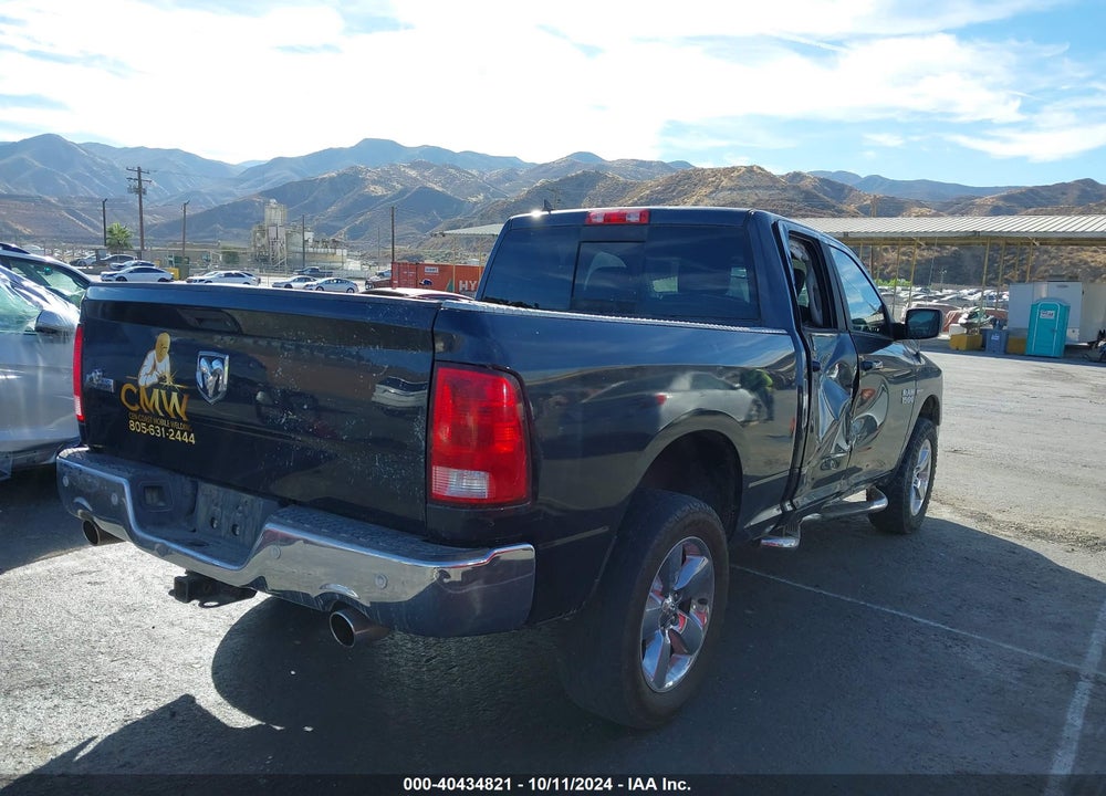2017 RAM 1500 BIG HORN QUAD CAB 4X2 6'4 BOX VIN: 1C6RR6GT9HS651280