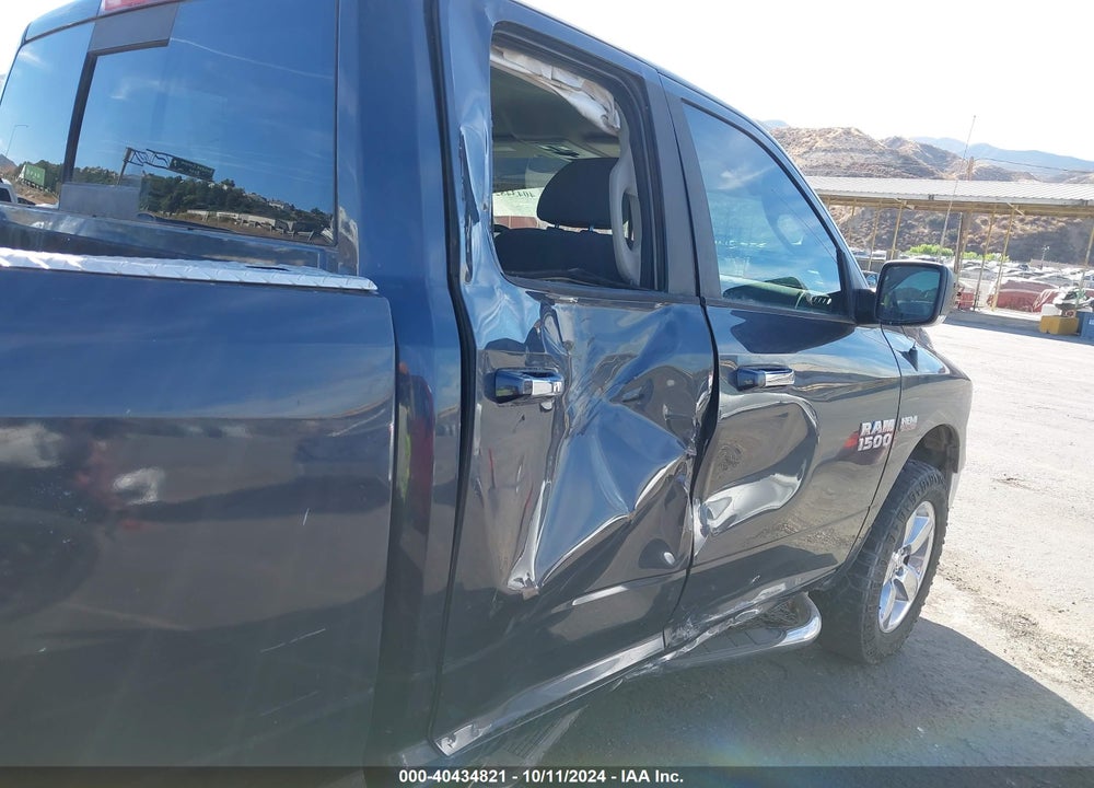 2017 RAM 1500 BIG HORN QUAD CAB 4X2 6'4 BOX VIN: 1C6RR6GT9HS651280