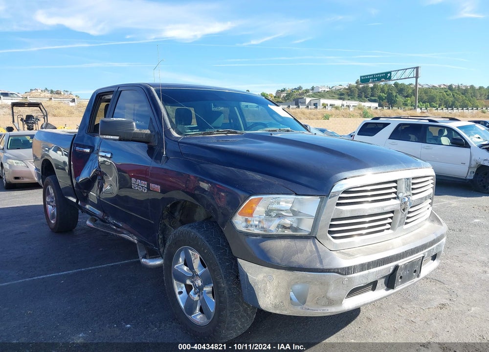 2017 RAM 1500 BIG HORN QUAD CAB 4X2 6'4 BOX VIN: 1C6RR6GT9HS651280