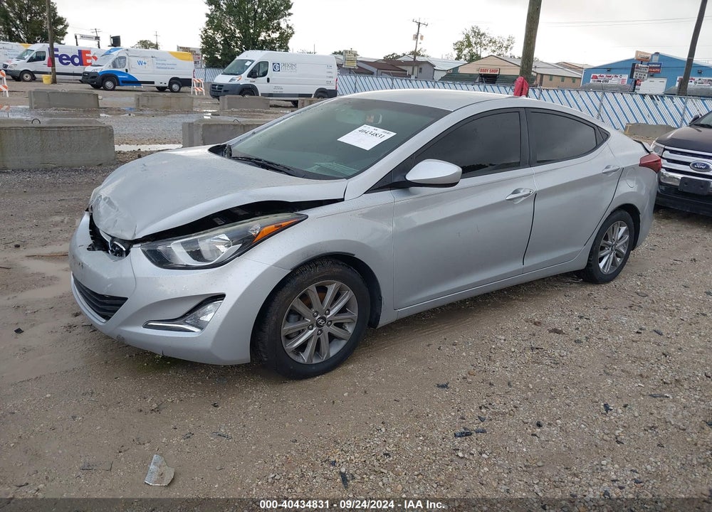2014 HYUNDAI ELANTRA SE VIN: 5NPDH4AE9EH473854